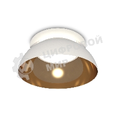 Комплект встраиваемого светильника Ambrella light XC8050101 SWH/PYG/CL белый песок/золото желтое полированное/прозрачный GX53 (C8050, N8144)