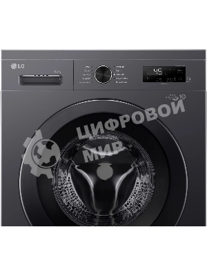 Стиральная машина LG F2Y1WS6J темно-серый, загрузка фронтальная 6,5 кг, 1200 об/мин., класс: A