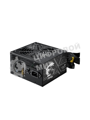 Блок питания MSI MAG A750BN PCIE5 II, 750Вт, 80+ Bronze, 120мм, немодульный, черный