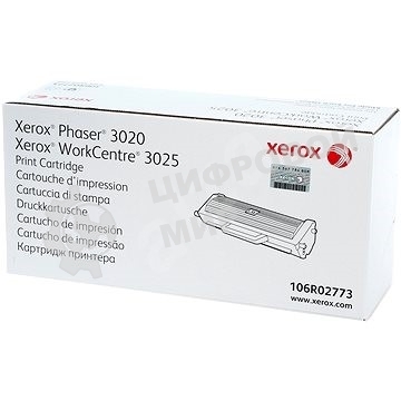Картридж лазерный Xerox 106R02773 черный для Xerox Phaser 3020/WC 3025 (1500 стр)(Channels)