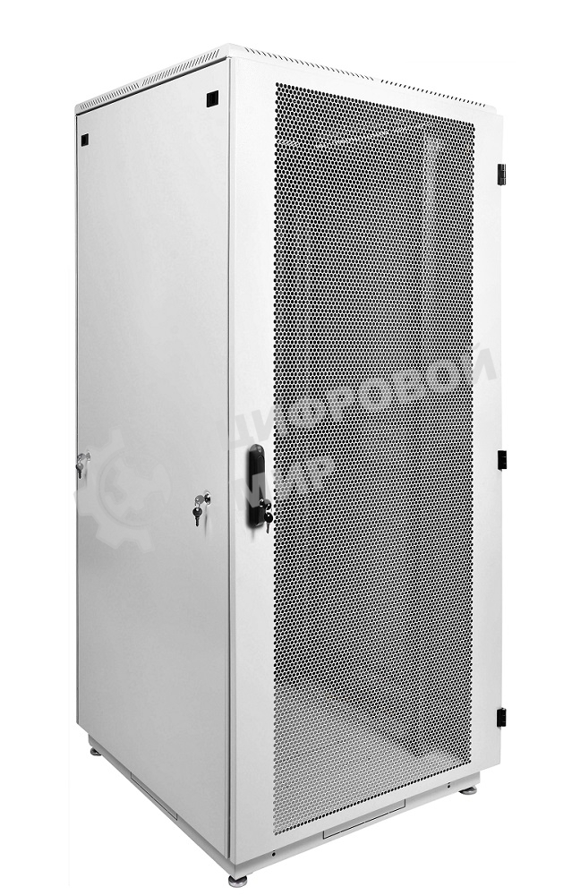 Шкаф коммутационный ЦМО ШТК-М-42.8.8-4ААА 42U 800x820 мм пер. дв. перфор. задн. дв. стал. лист 2 бок. пан. 500 кг белый