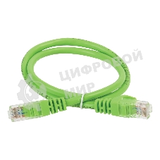 Патч-корд ITK PC02-C5EUL-2M UTP вилка RJ-45-вилка RJ-45 cat.5е 2м зеленый LSZH (уп.:1шт)