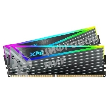 Оперативная память XPG Caster, DDR5, 32GB (2x16GB), 6400MHz, CL32, DIMM, с радиаторами, ARGB, серый