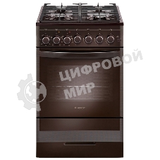 Плита комбинированная Gefest ПГЭ 5502-02 0045 коричневый, конфорок 4 газовых, духовка 55 л, 50 см x 85 см x 58.5 см