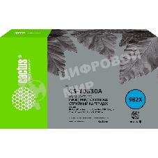 Картридж струйный Cactus CS-T0B30A (982X) черный (423 мл) для HP PageWide 765dn/780 Enterprise Color