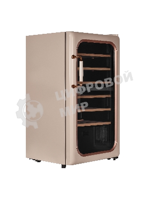 Винный шкаф Maunfeld MFWC-85SCH34 шампань, 85 л, 1 отсек, 34 бут., класс G