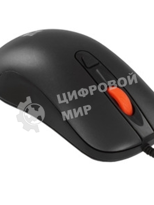 Мышь проводная Defender Omega MB-522 черный, 1600 dpi, USB, кнопки - 4