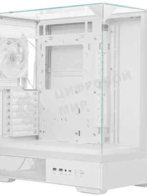 Компьютерный корпус ZALMAN P40 Prism, ATX, белый, WINDOW, 2x3.5
