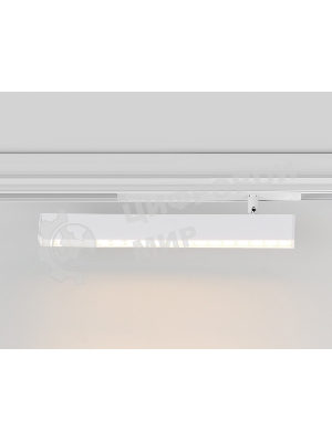 Управляемый светодиодный светильник для шинопровода Magnetic Ambrella light GL1351 WH белый IP20 18W 3000K-6400K 220V 24° 342*25*112 (Без ПДУ)