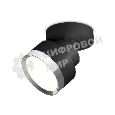 Светильник Ambrella Light XM8102003 SBK/PSL черный песок/серебро полированное GX53 (A2229, A2106, C8102, N8118)