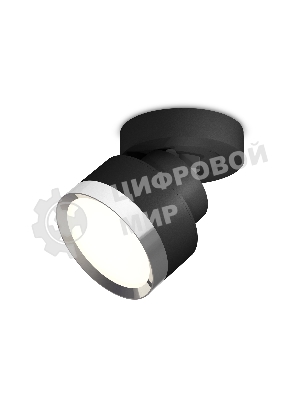 Светильник Ambrella Light XM8102003 SBK/PSL черный песок/серебро полированное GX53 (A2229, A2106, C8102, N8118)