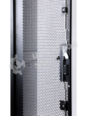 Шкаф серверный ЦМО ШТК-СП-48.8.12-48АА-9005 48U 800x1190 мм пер. дв. перфор. задн. дв. перфор. 2-хст. 2 бок. пан. направл. под закл. гайки 1350 кг черный