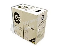 Кабель информационный Lanmaster LAN-5EUTP-OUT кат.5е U/UTP не экранированный 4X2X24AWG PVC внешний 305м черный