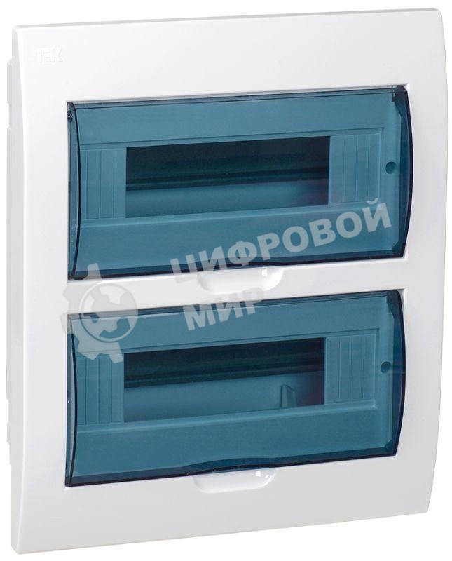 Бокс ЩРВ-П-24модуля встраиваемый пластик IP41 MKP12-V-24-40-10 IEK