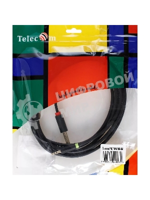 Кабель-адаптер 3.5ST(M)/2X6.35 ST(M), 3м, Telecom PRO TAV6168-3M
