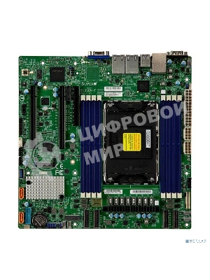 Материнская плата Supermicro X13SEM-F-B, 1xLGA-4677, OEM Intel Xeon SP gen 4, Intel C741, 8x DDR5 4800/4400/4000 MHz. 2x1Gbe Base-T i350+1xMgmt LAN, 10xSATA3, 2xSATA-DOM, 5xUSB 3.2, 2xPCI-Ex16+1xPCI-E x8+4xMCIO x8, 2xM.2, mATX