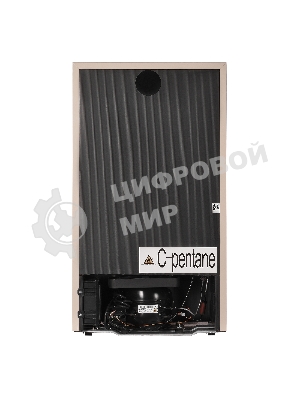 Винный шкаф Maunfeld MFWC-85SCH34 шампань, 85 л, 1 отсек, 34 бут., класс G