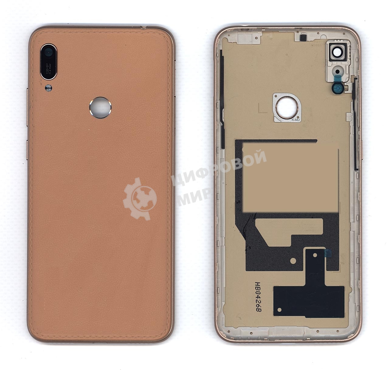 Задняя крышка для Huawei Y6 2019 коричневая