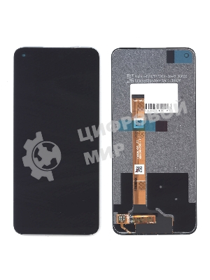 Дисплей (модуль) для OPPO A54 5G в сборе с тачскрином черный