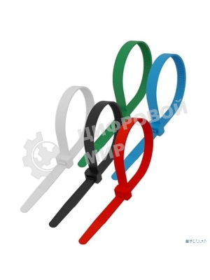 Стяжка кабельная нейлоновая Rexant 250x3,6мм, набор 5 цветов (25 шт/уп)