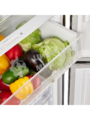 Холодильник Maunfeld MFF200NFSB10 Inverter черный двухкамерный 257/94л морозилка снизу, No Frost