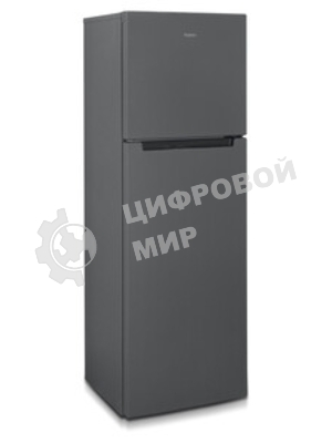 Холодильник Бирюса Б-W6139 матовый графит двухкамерный 240/80л морозилка сверху, автоматическое оттаивание