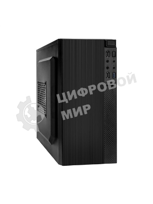 Компьютерный корпус Minitower ExeGate BAA-403U2-AAA400 (mATX, БП AAA400 с вент. 8см, 1*USB/2*USB 3.0, HD Audio, черный)