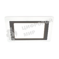 Встраиваемый cветодиодный светильник с подсветкой Ambrella light DCR394 12W+4W 4200K+4200K 220-240V 195*195*20 (A155*155)
