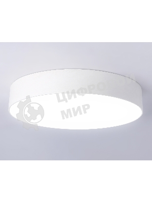 Потолочный светодиодный светильник Ambrella light FV5532 WH белый LED 60W 4200K D500*58 (Без ПДУ)