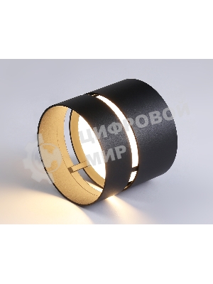 Светильник Ambrella light TN71052 BK черный GX53 max 12W D85*75