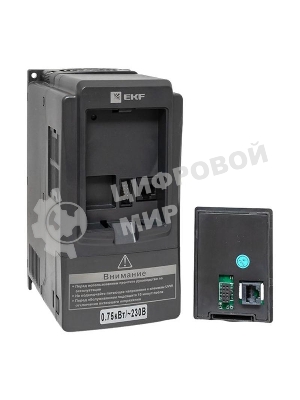 Преобразователь частоты 0.75/1.5кВт 1х230В VECTOR-100 PROxima EKF VT100-0R7-1B