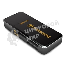 Кард-ридер Transcend RDF5/черный/microSD/microSDHC/microSDXC/SD/USB 3.0/пластик