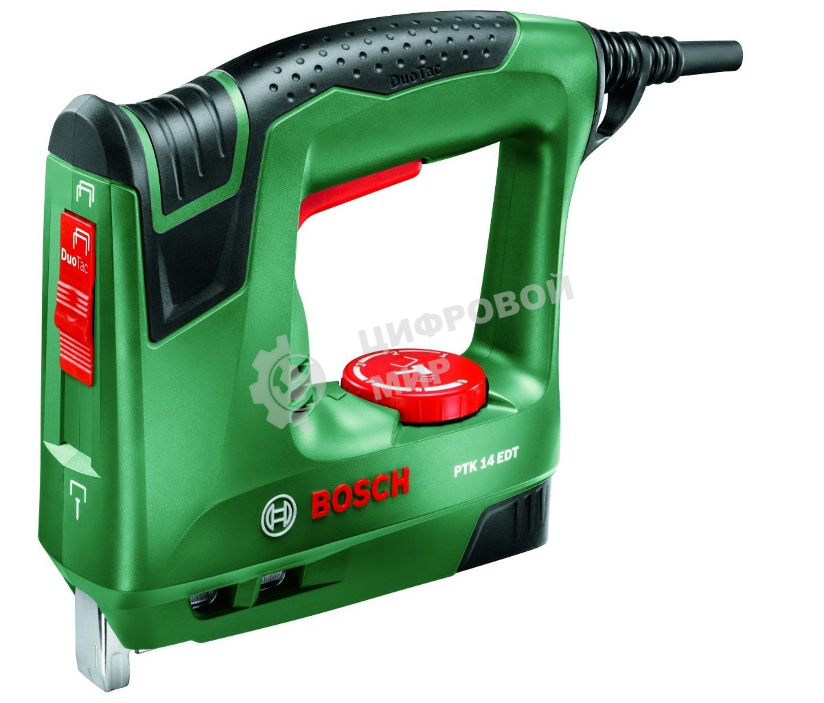 Гвоздизабиватели, Скобозабиватели, Степлеры Bosch PTK 14 EDT 0603265520 Степлеры { Длина скоб - 6 – 14 мм, Длина гвоздей - 14 мм }