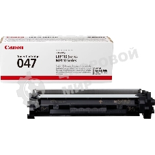 Картридж лазерный Canon 047 BK черный (1600 стр.) для Canon LBP112/LBP113W