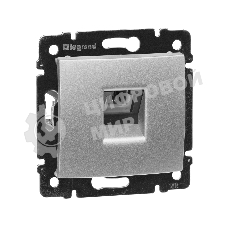 Розетка 1хRJ11, алюм. Valena Розетка 1хRJ11, алюм.