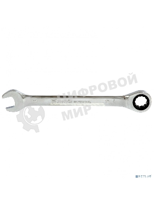 Ключ комбинированный трещоточный Matrix 13 мм, CrV зеркальный хром professional