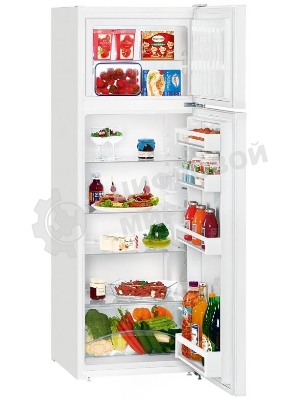 Холодильник Liebherr CTE 2931-26 001 белый двухкамерный 218/52л морозилка сверху