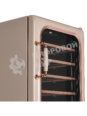 Винный шкаф Maunfeld MFWC-85SCH34 шампань, 85 л, 1 отсек, 34 бут., класс G