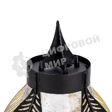 Светильник садовый Rexant Шанти, 22см, 3000К, встроенный аккумулятор, солнечная панель, коллекция Бали