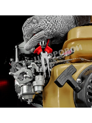 Длинногубцы прямые, 180 мм, хром-ванадий, двухкомпонентные рукоятки Matrix