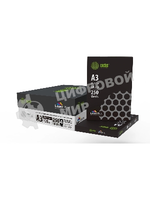 Бумага Cactus CS-LPA3120250 A3/120г/м2/250л./белый для лазерной печати