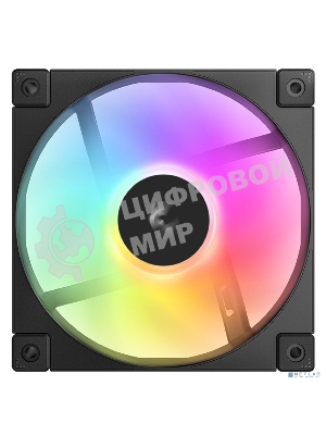 Вентилятор для корпуса DEEPCOOL FD12 черный, 120 мм, 2050 об/мин, 26.9 дБ, 4 pin