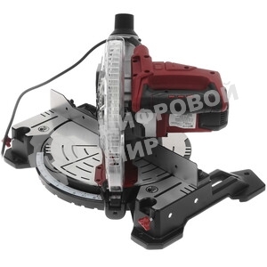Торцовочная пила RD-MS255-1400. 220-240В/50Гц; 1800Вт; диск 250х30мм; 5000 об/мин; макс. пропил: 70х140мм; вес- 12,5кг.