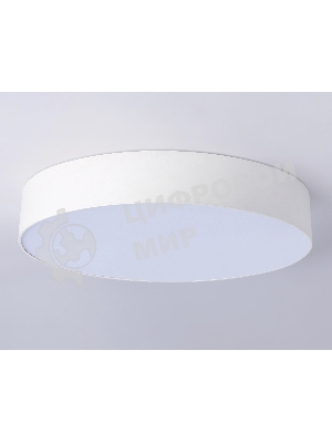 Потолочный светодиодный светильник Ambrella light FV5532 WH белый LED 60W 4200K D500*58 (Без ПДУ)
