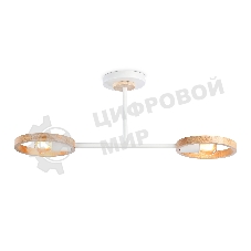Светильник Ambrella light TR8243/2 WH/LWD белый/светлое дерево E27/2 max 40W 590*165*220