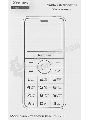 Мобильный телефон Xenium X700 черный