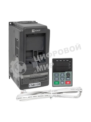 Преобразователь частоты 0.75/1.5кВт 1х230В VECTOR-100 PROxima EKF VT100-0R7-1B