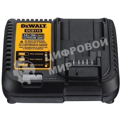 Зарядное устройство DeWalt DCB115-QW для DeWalt DCD700C2 LAKA, DCD710C2 LAKA, DCD734С2 LAKA, DCD771C2 LAKA, DCD776C2A LAKA, DCF815D2-QW, DCG412 M2-QW, DCG412N-XJ, DCH253N-XJ, DCS355N, DCV582, DCF899P2-QW, DCD995P2-QW