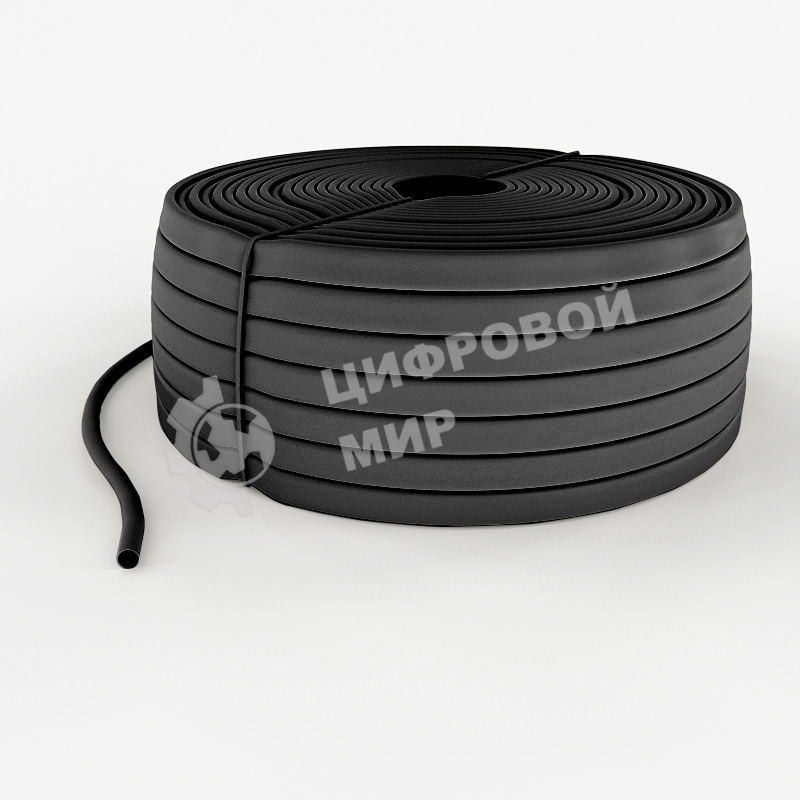 Трубка кембрик ТВ-40 ПВХ Rexant черный, Ø 12 мм