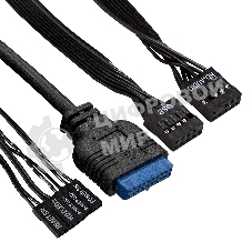 Компьютерный корпус Miditower ExeGate AA-440U (ATX, без БП, 2*USB+1*USB 3.0, аудио, черный)